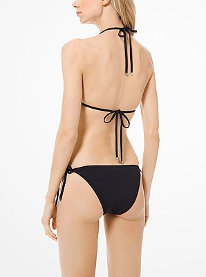 Parte superior triangular de bikini