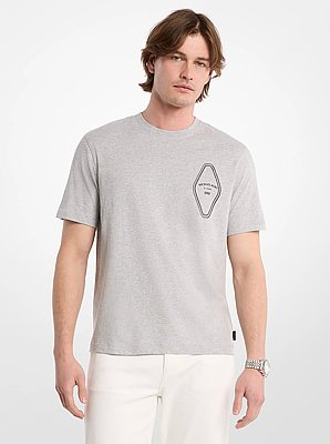 T-shirt en coton &agrave; logo graphique