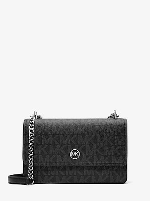 Sac port&eacute; &eacute;paule Abbott de taille moyenne &agrave; logo Signature