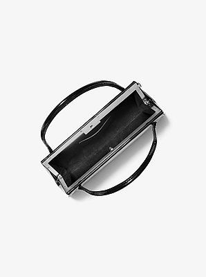 Anna Slim Patent Leather Frame Bag