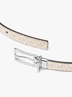 Reversible Signature Logo and Leather Belt