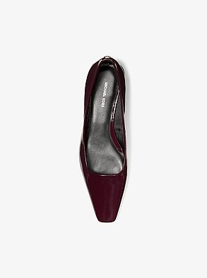 Darrah Crackled Patent Leather Ballet Flat