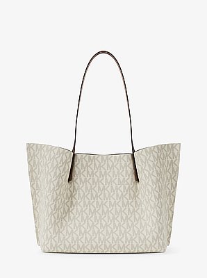 Emilia Large Signature Logo Tote Bag