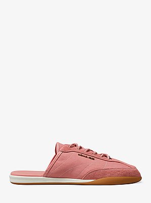 Nolan Nylon and Suede Mule