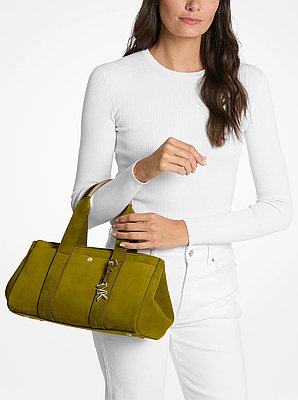 Romee Small Suede Satchel