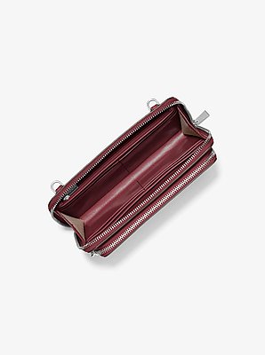 Jet Set Large Pebbled Leather Crossbody Bag