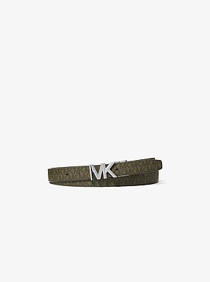 Reversible Signature Logo and Leather Belt
