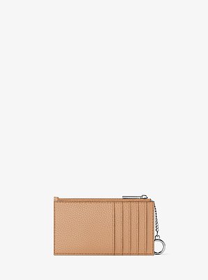 Jet Set Small Pebbled Leather Card Case