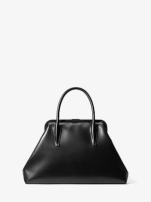 Sofia Large Leather Frame Satchel