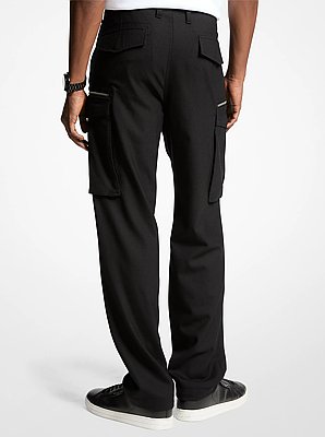Stretch Wool Cargo Pants