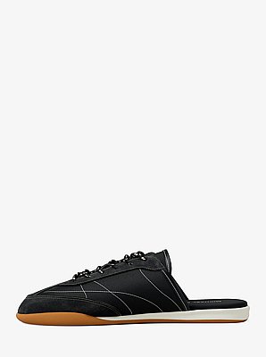 Nolan Nylon and Suede Mule