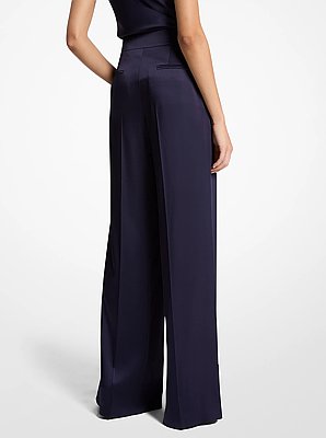 Double Faced Satin Charmeuse Pants