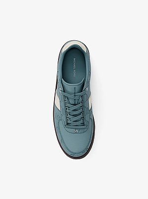 Brady Logo Embossed Leather Sneaker