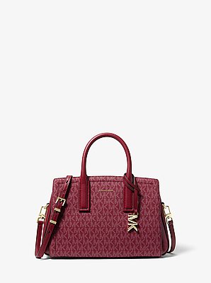 Laila Small Signature Logo Satchel