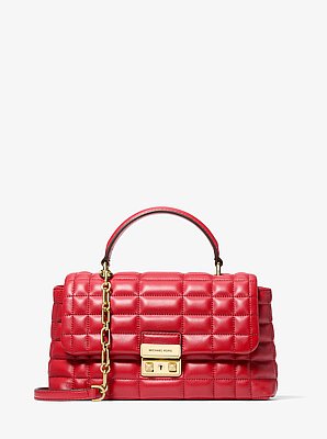 Tribeca Medium Quilted Leather Satchel