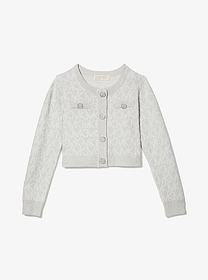 Logo Jacquard Cardigan