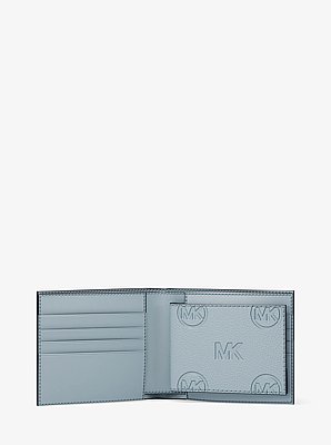 Cooper Logo Debossed Billfold Wallet With Passcase