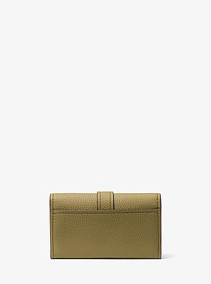 Nolita Medium Pebbled Leather Tri-Fold Wallet