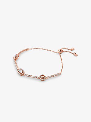 Pulsera de plata esterlina enchapada en metal precioso con incrustaciones