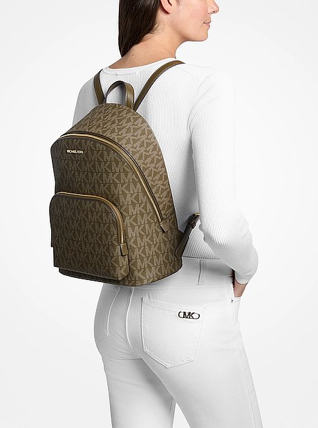 Rucksack Connie Medium mit Signature-Logomuster