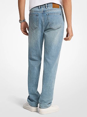 Finn Straight-Leg Stretch Denim Jeans