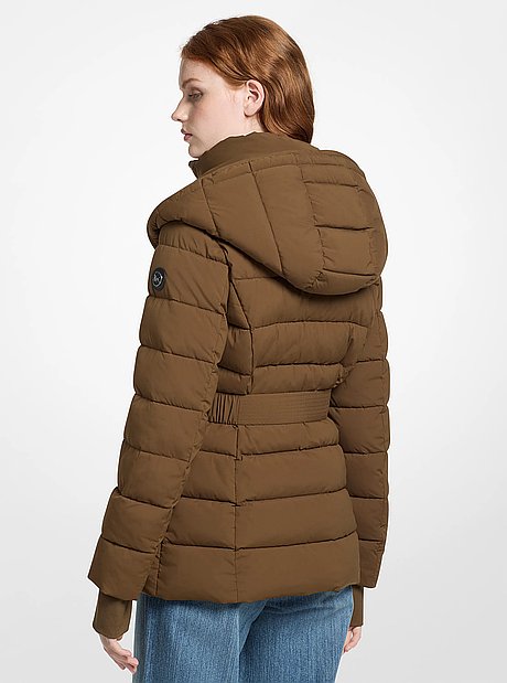 Quilted Water-Resistant Puffer Jacket
