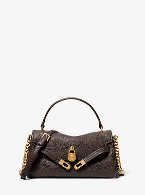Hamilton Moderne Extra-Small Textured Leather Slouchy Crossbody Bag