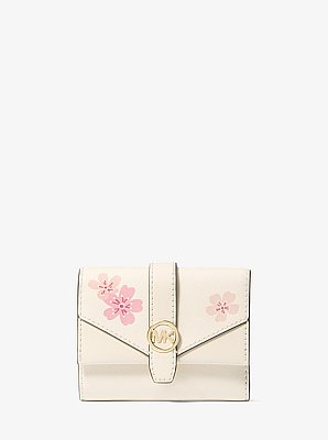 Greenwich Medium Printed Tri-Fold Wallet