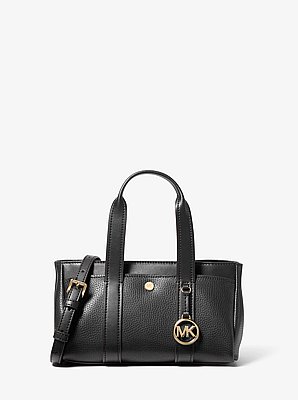 Bolso satchel Foster extrapeque&ntilde;o de piel granulada