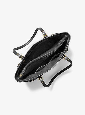Bolso tote Voyager peque&ntilde;o de piel de grano cruzado