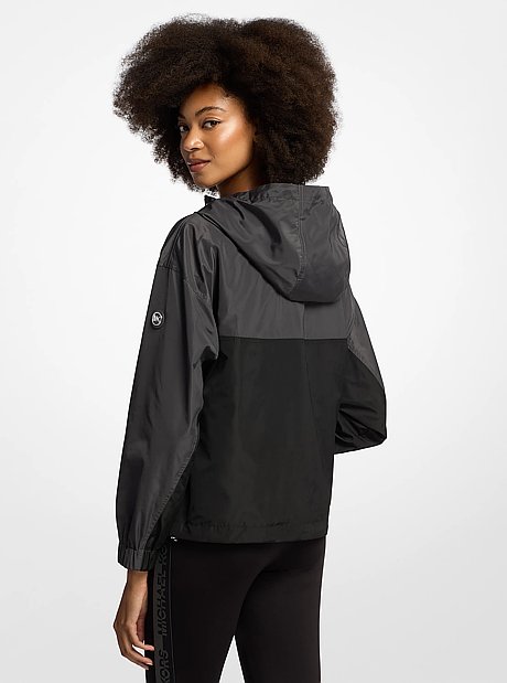 Color-Block Popover Jacket