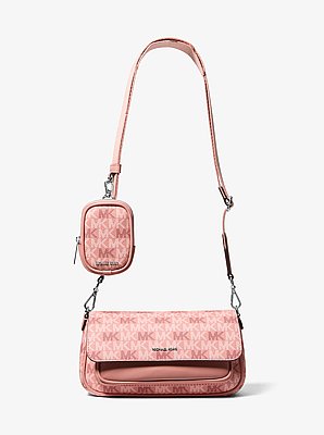 Jet Set Travel Small Signature Logo Crossbody Bag With Pouch