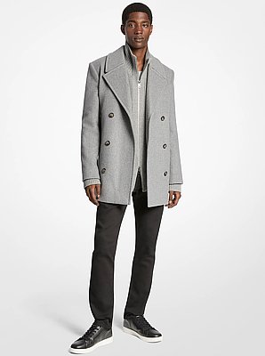 Wool Blend Peacoat