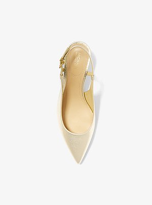 Doreen Flex Metallic Kitten Pump
