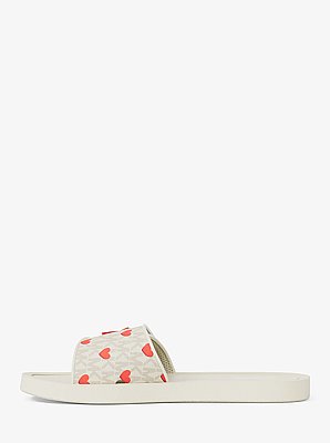 Palmer Printed Signature Logo Slide Sandal