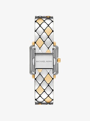 Petite Gwynn Pav&eacute; Two-Tone Watch