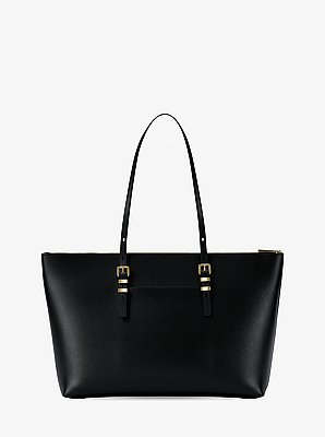 Quinn Large Pebbled Leather Tote Bag