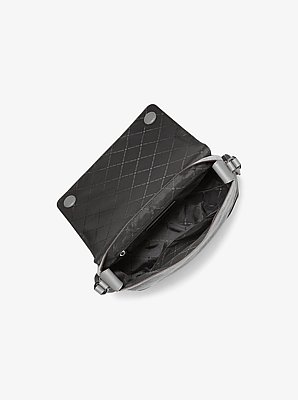 Hudson Small Suede Messenger Bag