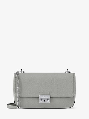 Tribeca Large Pebbled Leather Shoulder Bag