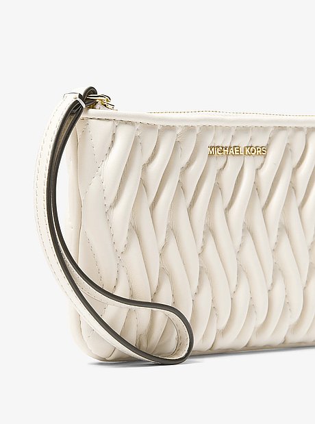 Jet Set Travel Small Matelass&eacute; Wristlet