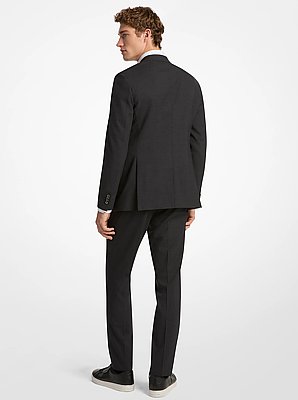 Slim-Fit Wool Blend Travel Suit
