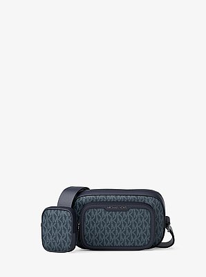 Cooper Signature Logo Camera Crossbody Bag With Pouch