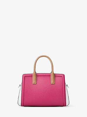 Laila Extra-Small Color-Block Leather Crossbody Bag