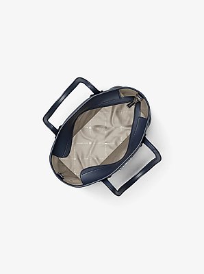 Eva Extra-Small Saffiano Leather Convertible Tote Bag