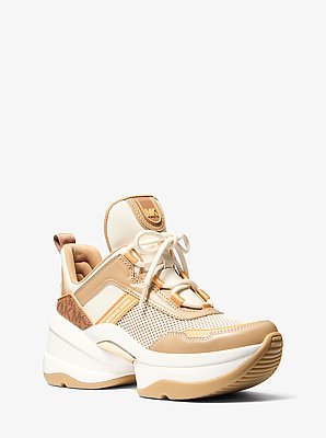 Espadrille Olympia en mat&eacute;riaux multiples