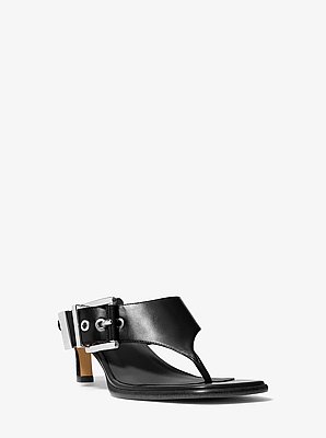 Sandalia Rowen de piel con tira en T