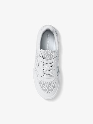 Sneaker Dane in pelle con stampa logo