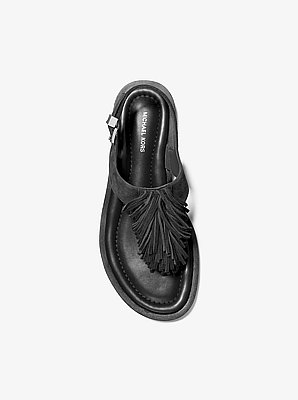 Indra Fringed Suede Sandal