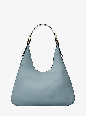 Nolita Large Nubuck Hobo Shoulder Bag