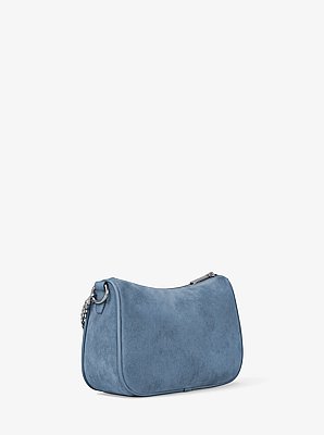 Carmela Medium Suede Convertible Crossbody Bag